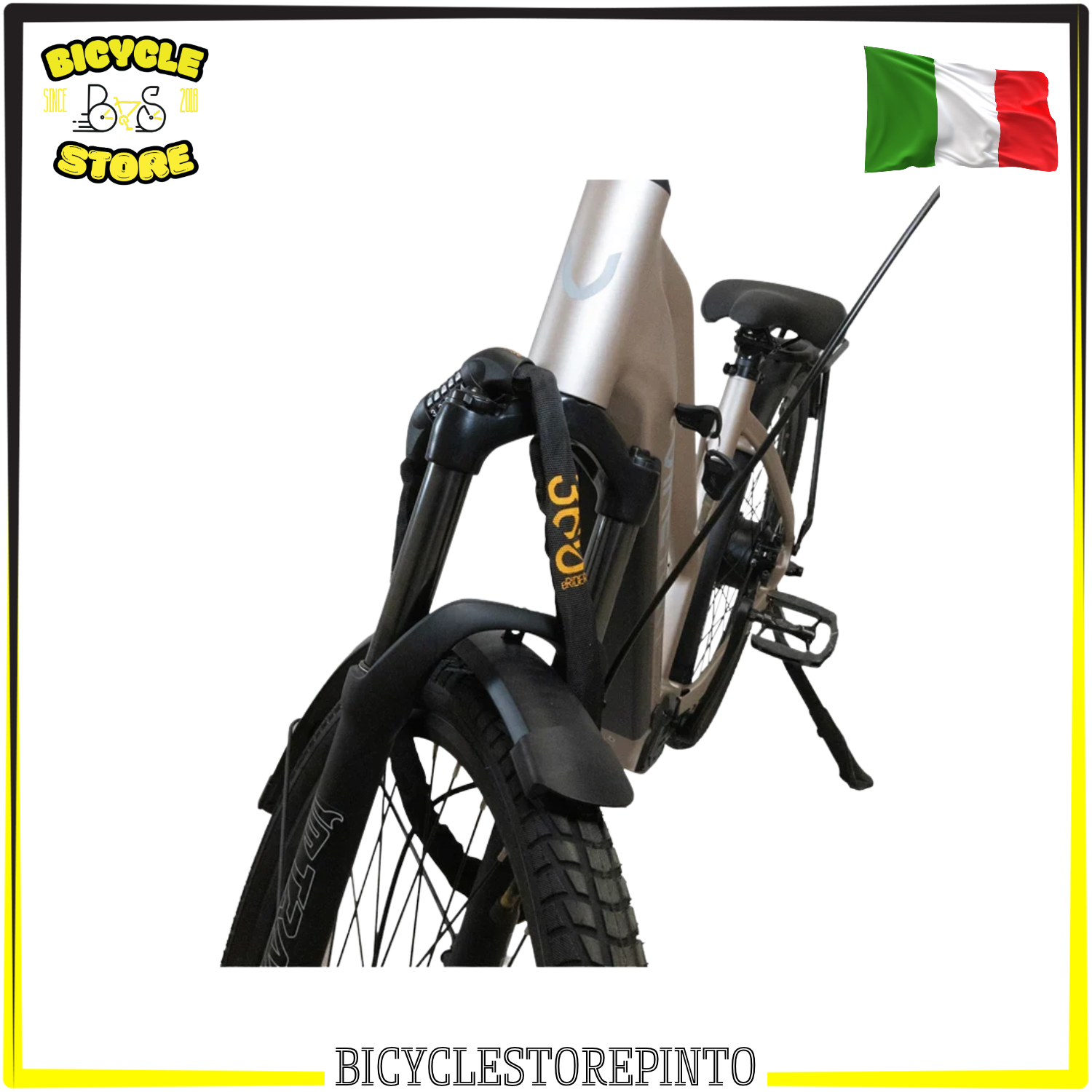 Lucchetto Antifurto a Combinazione EWHEEL 85 cm – Chiusura con Password, Nero, per Biciclette, E-Bike e Monopattini Elettrici - immagine 6