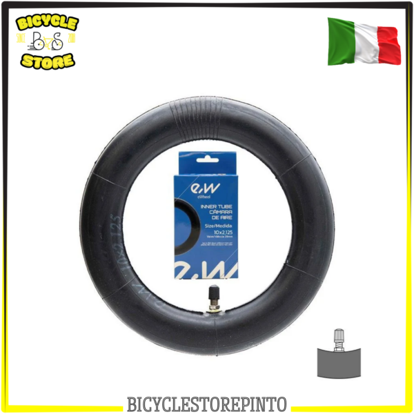 Camera d'Aria 10x2.125 VR 28 mm per Monopattino Elettrico – Compatibile Xiaomi, Ninebot, SmartGyro, Motus e Wispeed